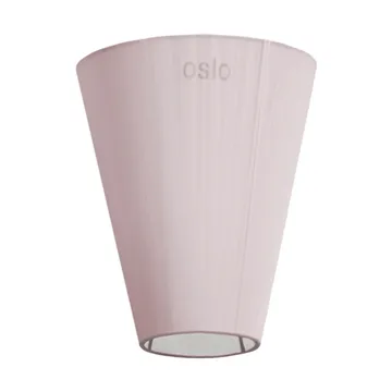Oslo wood abat-jour pour lampadaire limited edition - Muted pink - Northern