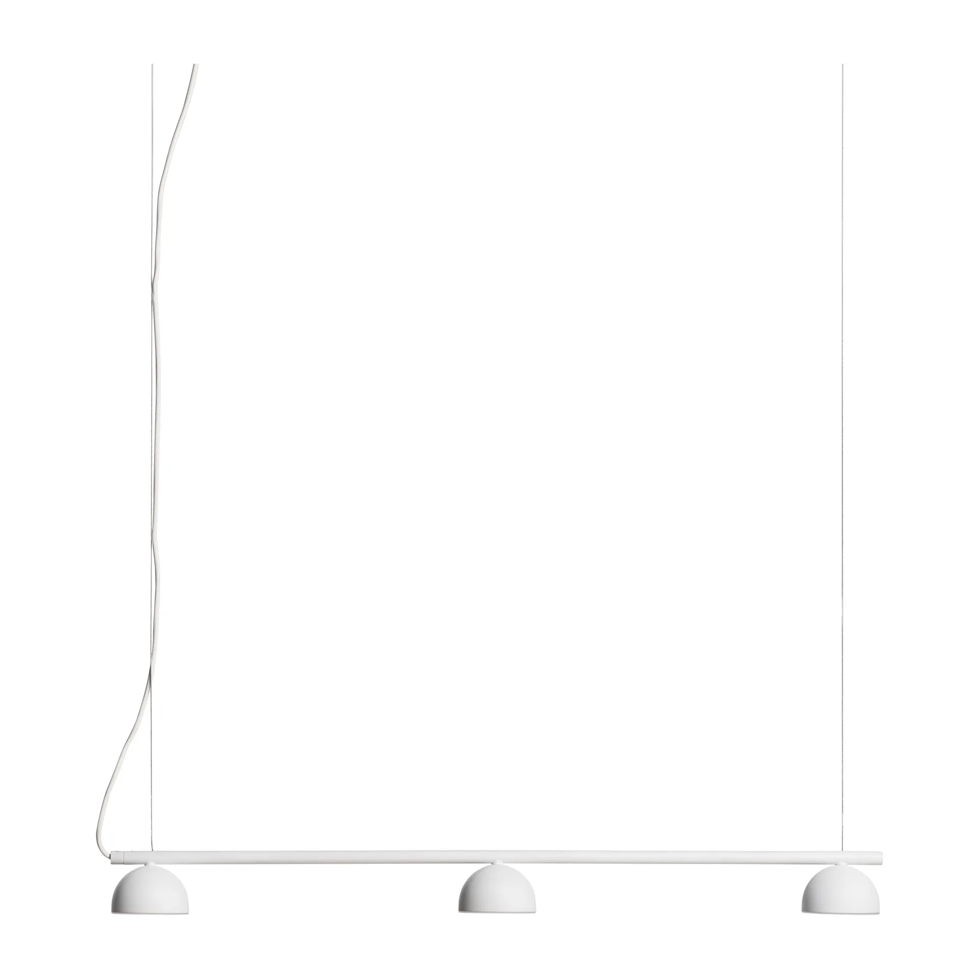 Plafonnier Blush Rail 3, Blanc mat Northern