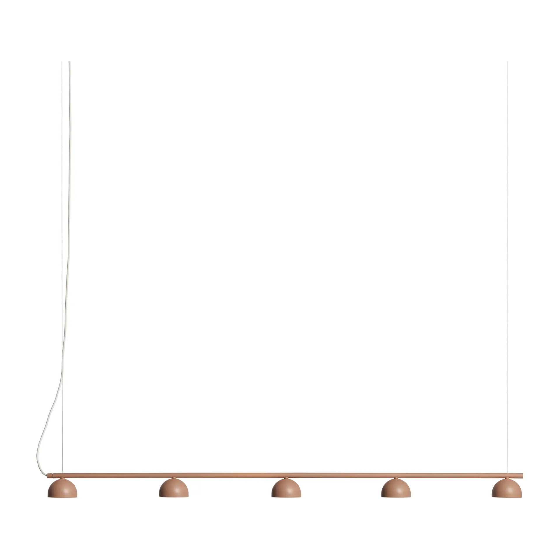 Plafonnier Blush Rail 5, Beige chaud Northern