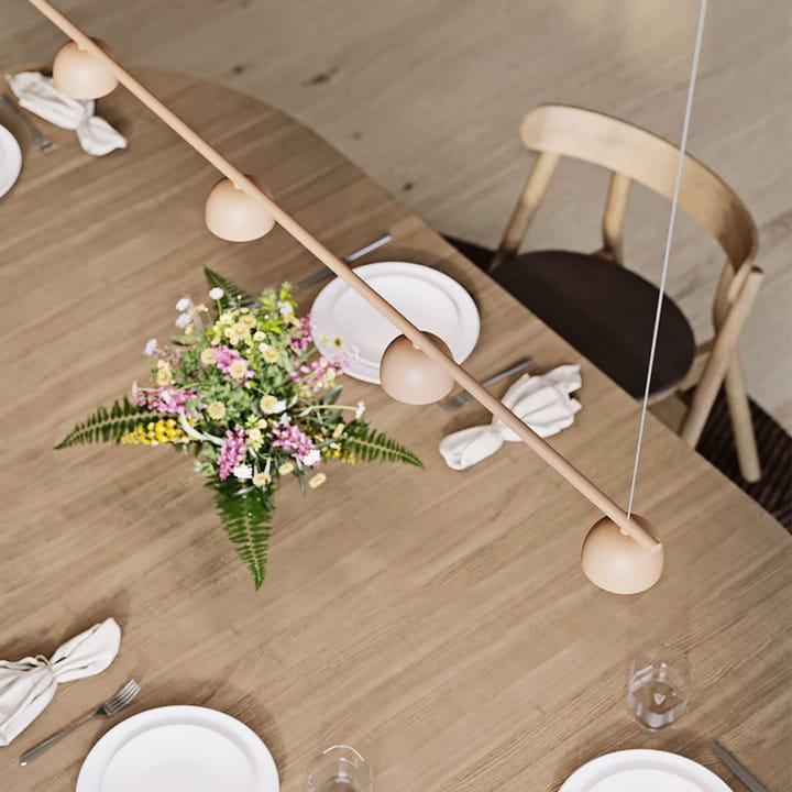 Plafonnier Blush Rail 5, Beige chaud Northern