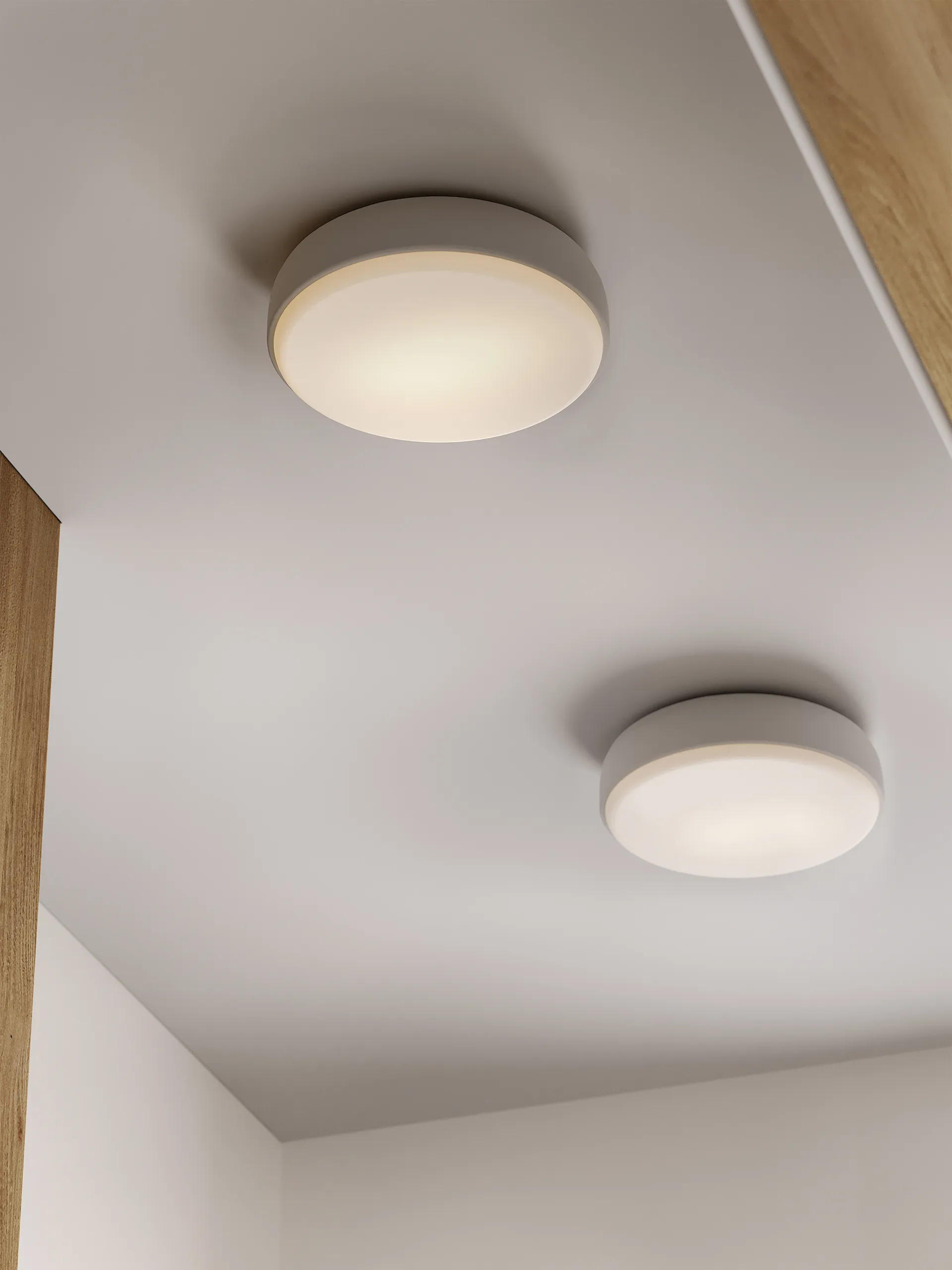 Plafonnier Over Me Ø50 cm, Blanc Northern