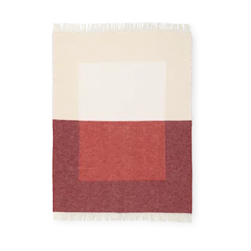 Plaid Echo 130x170 cm - Red - Northern