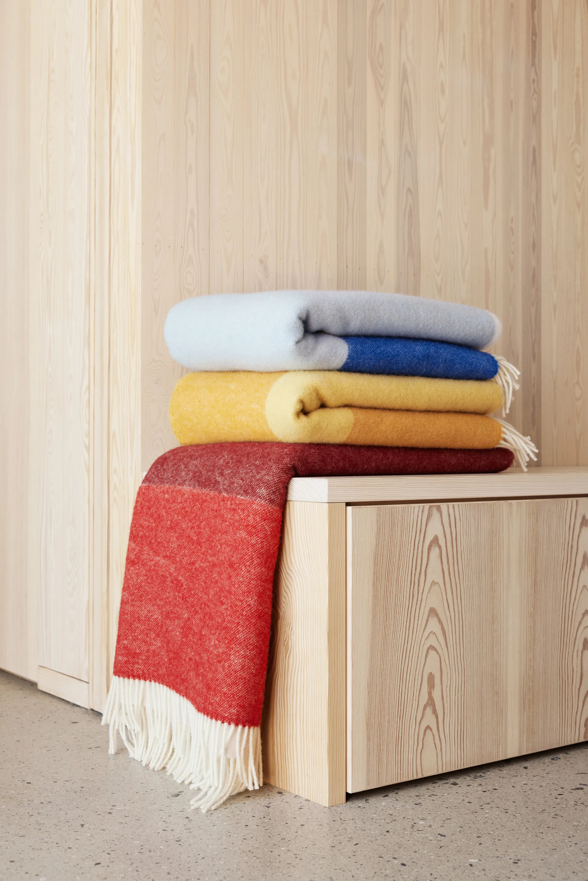 Plaid Echo 130x170 cm, Red Northern