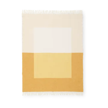 Plaid Echo 130x170 cm - Yellow - Northern