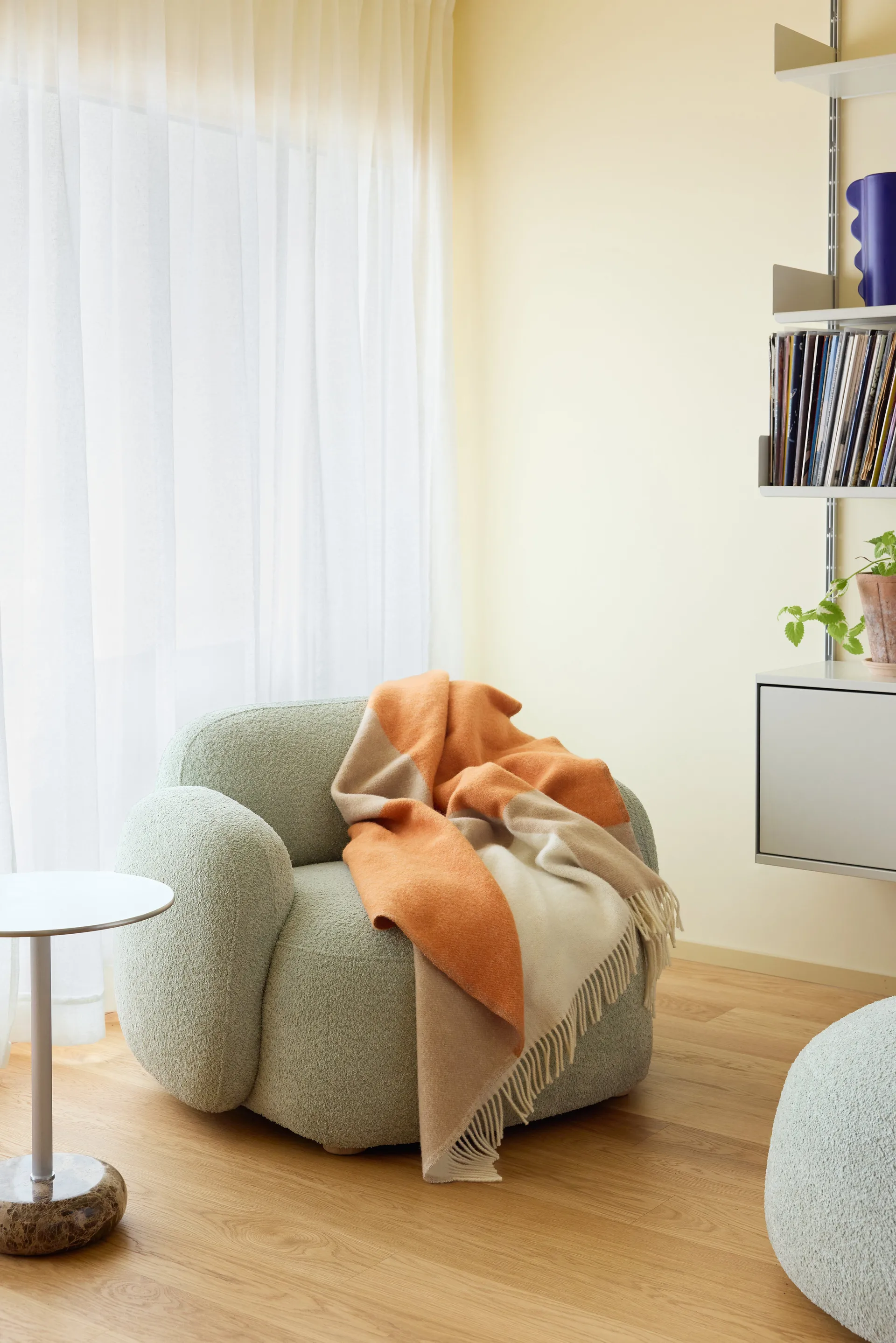 Plaid Layer, Orange, 130x170 cm Northern