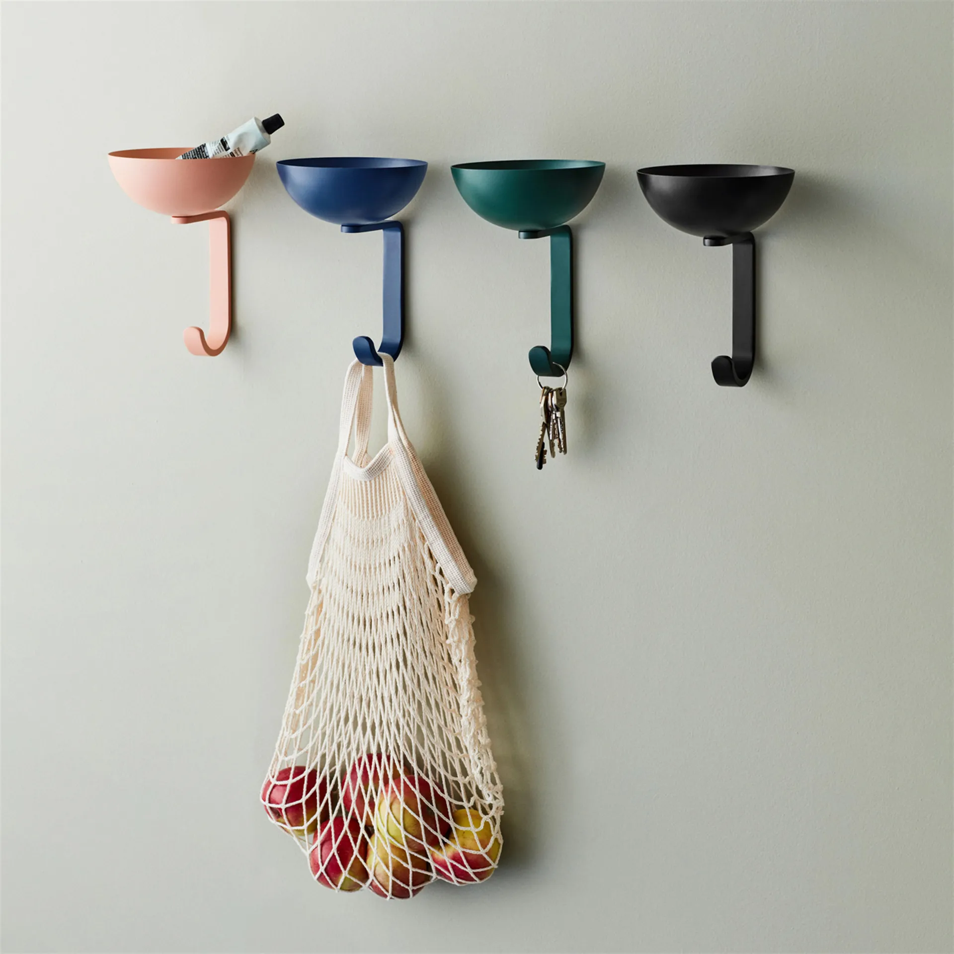 Porte-manteau Nest, rose Northern