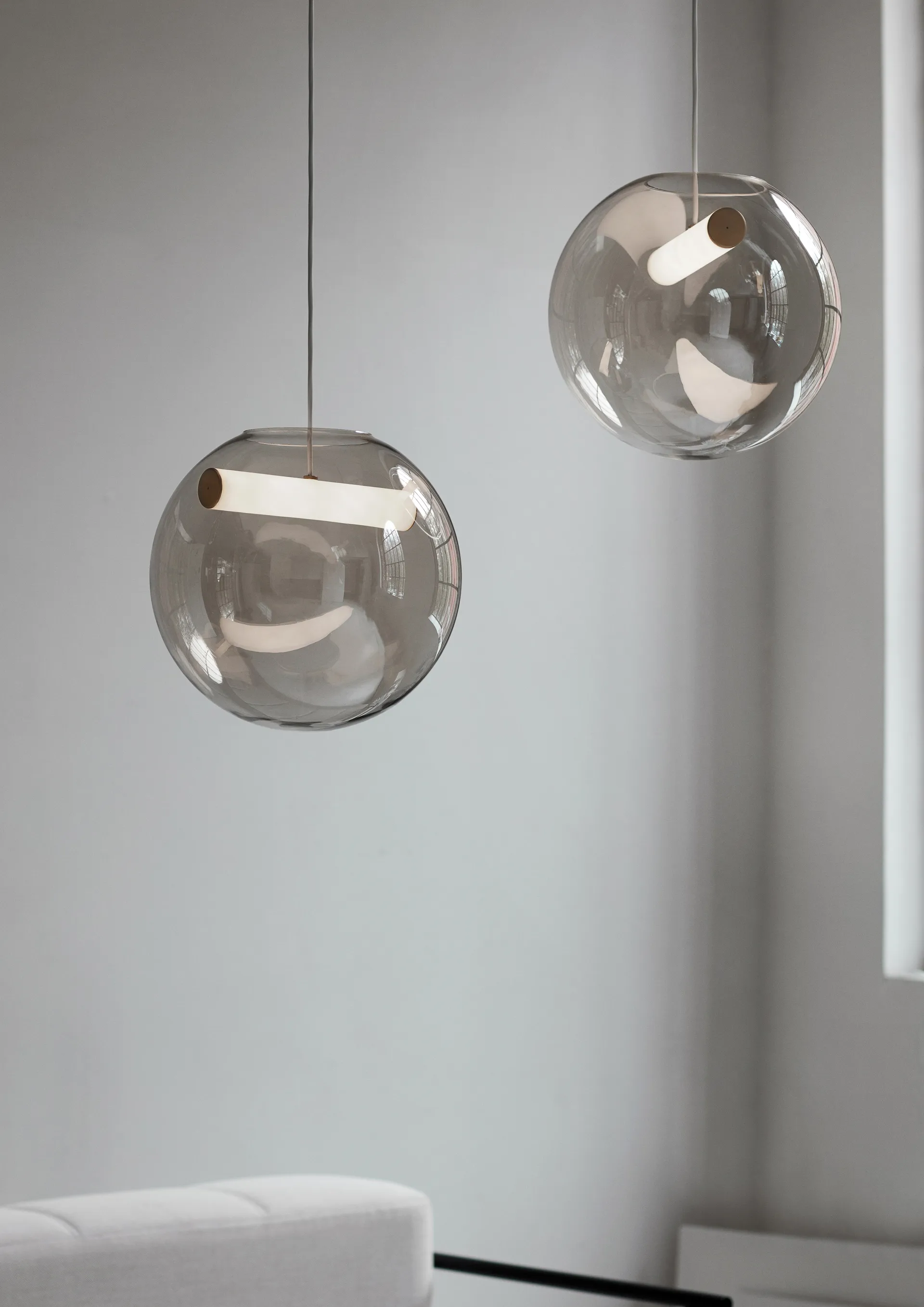 Suspension Reveal Ø45 cm, Gris Northern