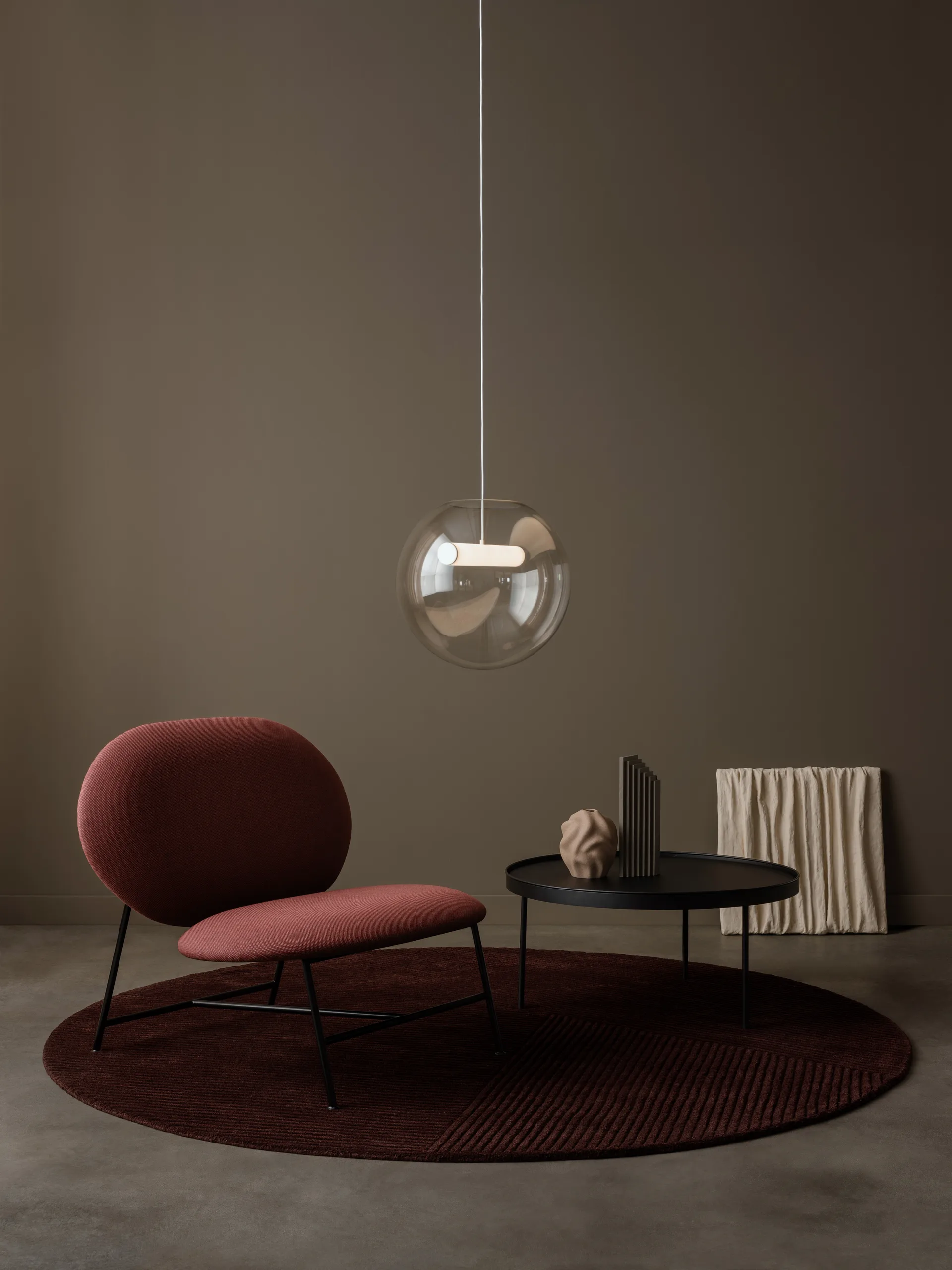 Suspension Reveal Ø45 cm, Gris Northern