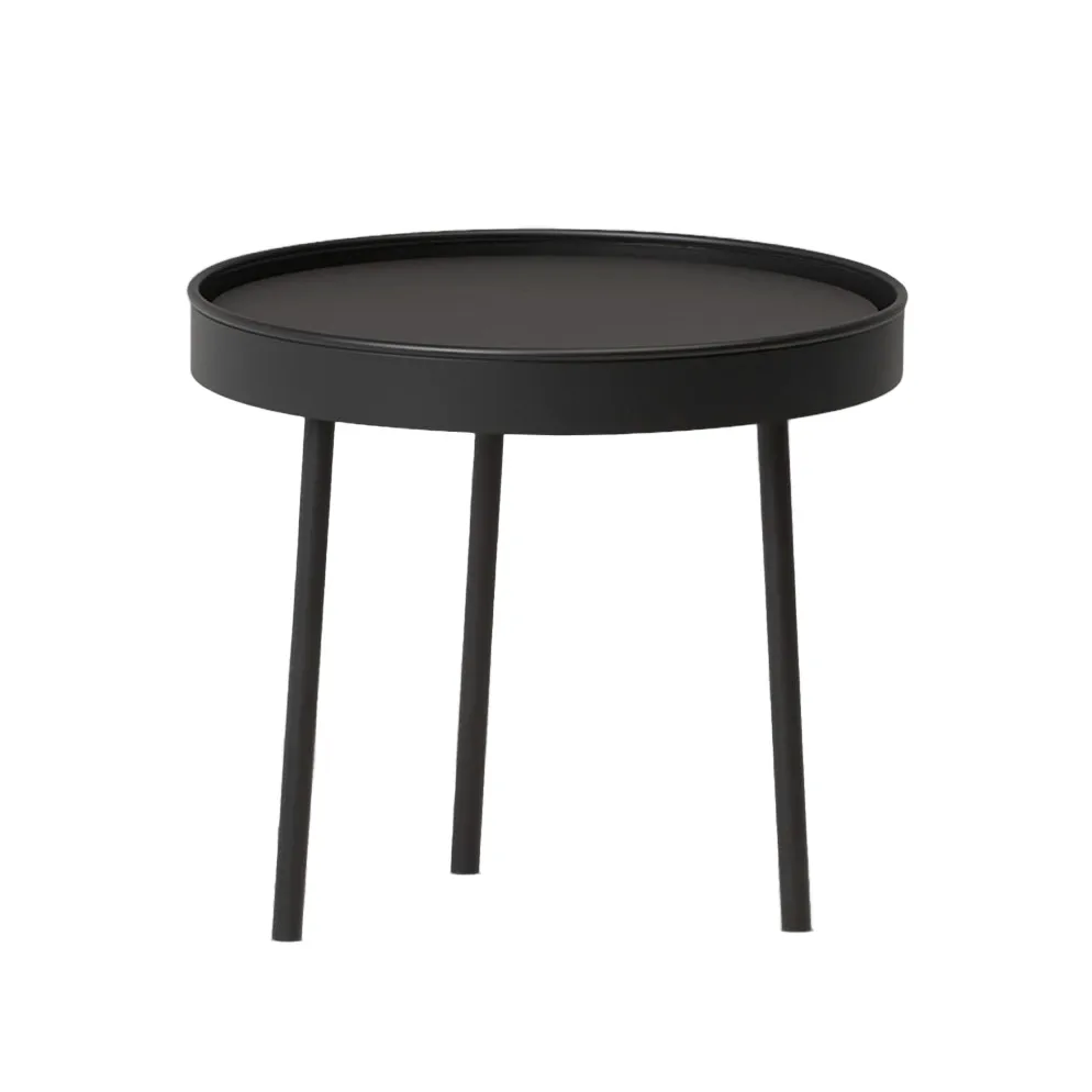 Table basse Stilk noir small Ø34 cm H:34 cm,  Northern