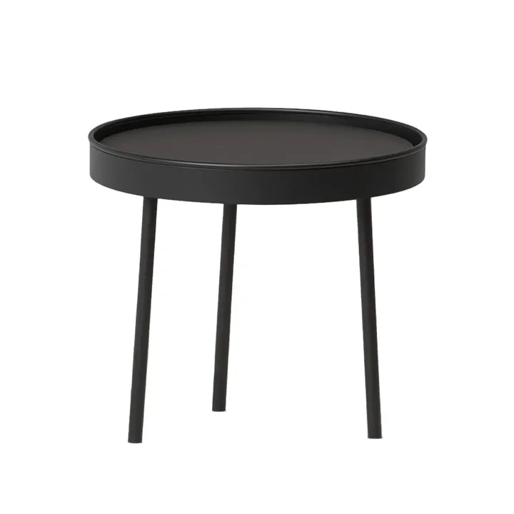 Table basse Stilk noir small Ø34 cm H:34 cm - Northern