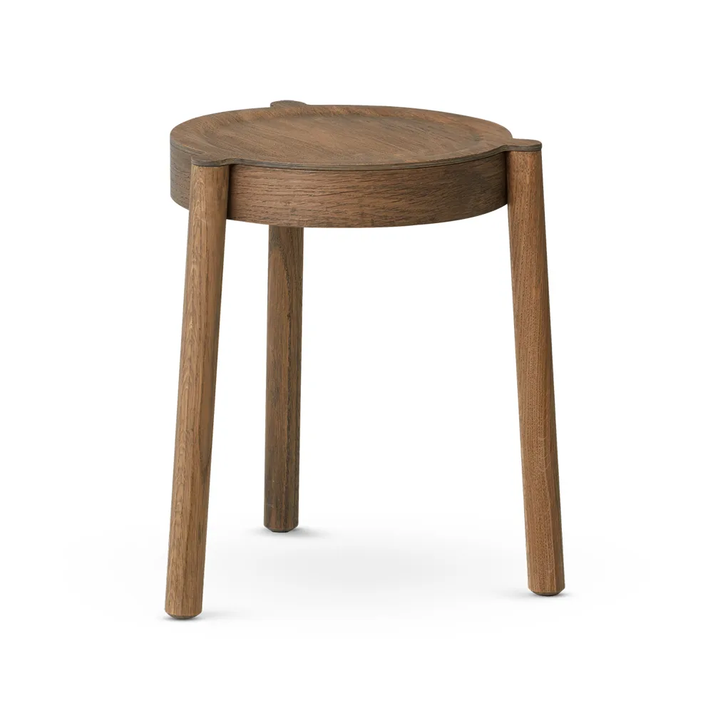 Tabouret Pal, chêne fumé Northern