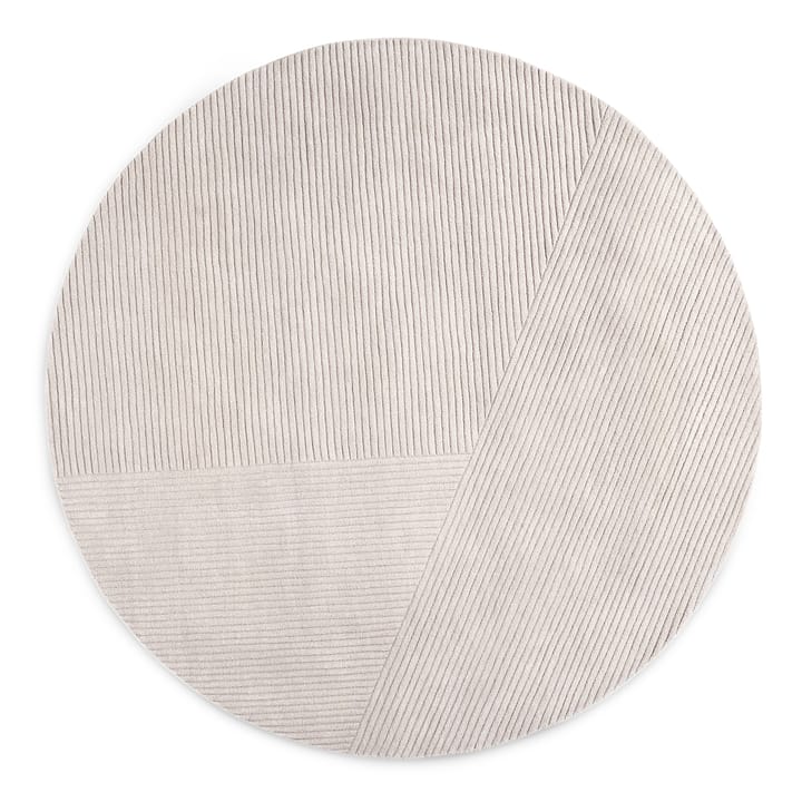 Tapis rond Row Ø200 cm - Gris clair - Northern