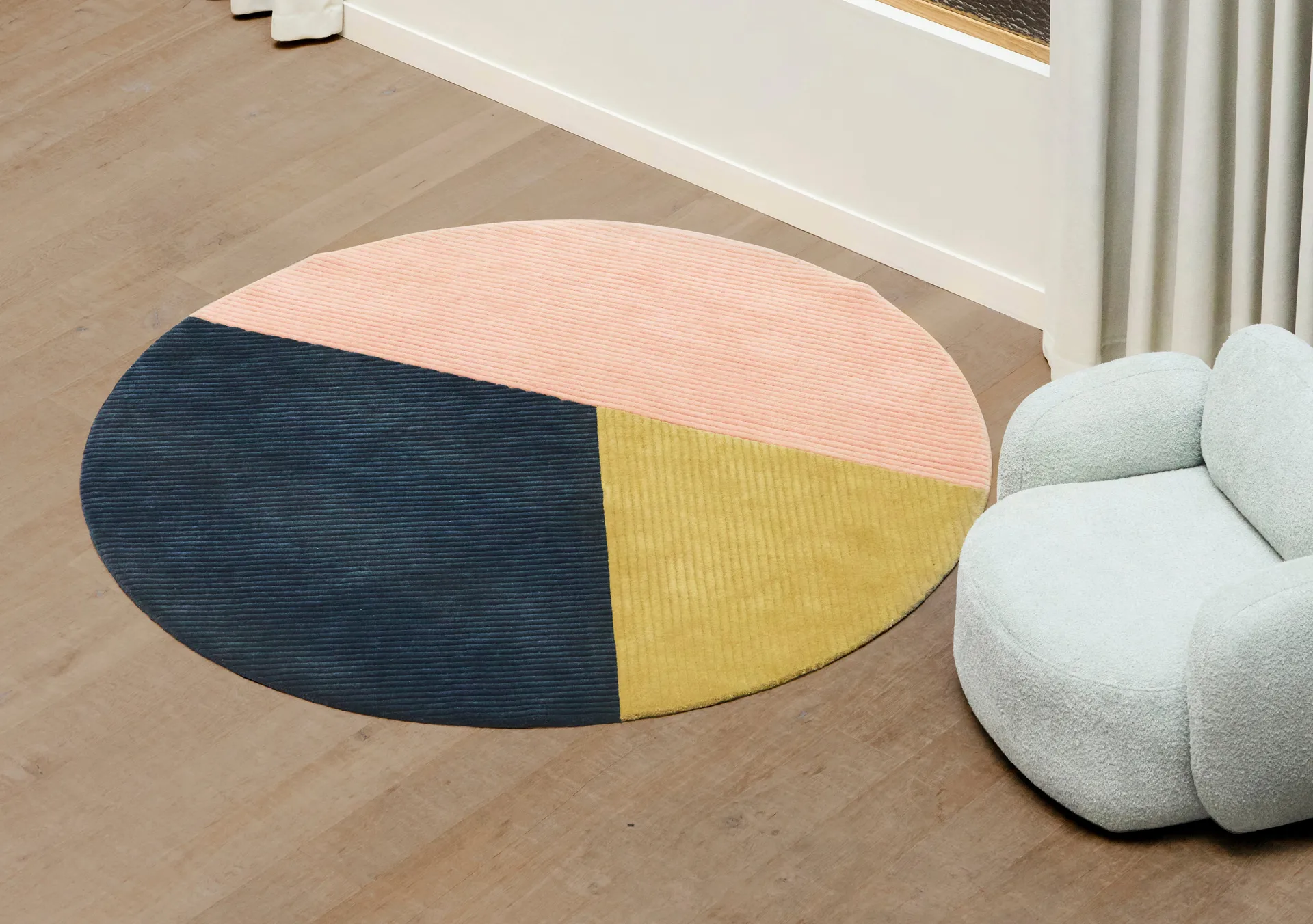 Tapis rond Row Ø200 cm, Trio Northern