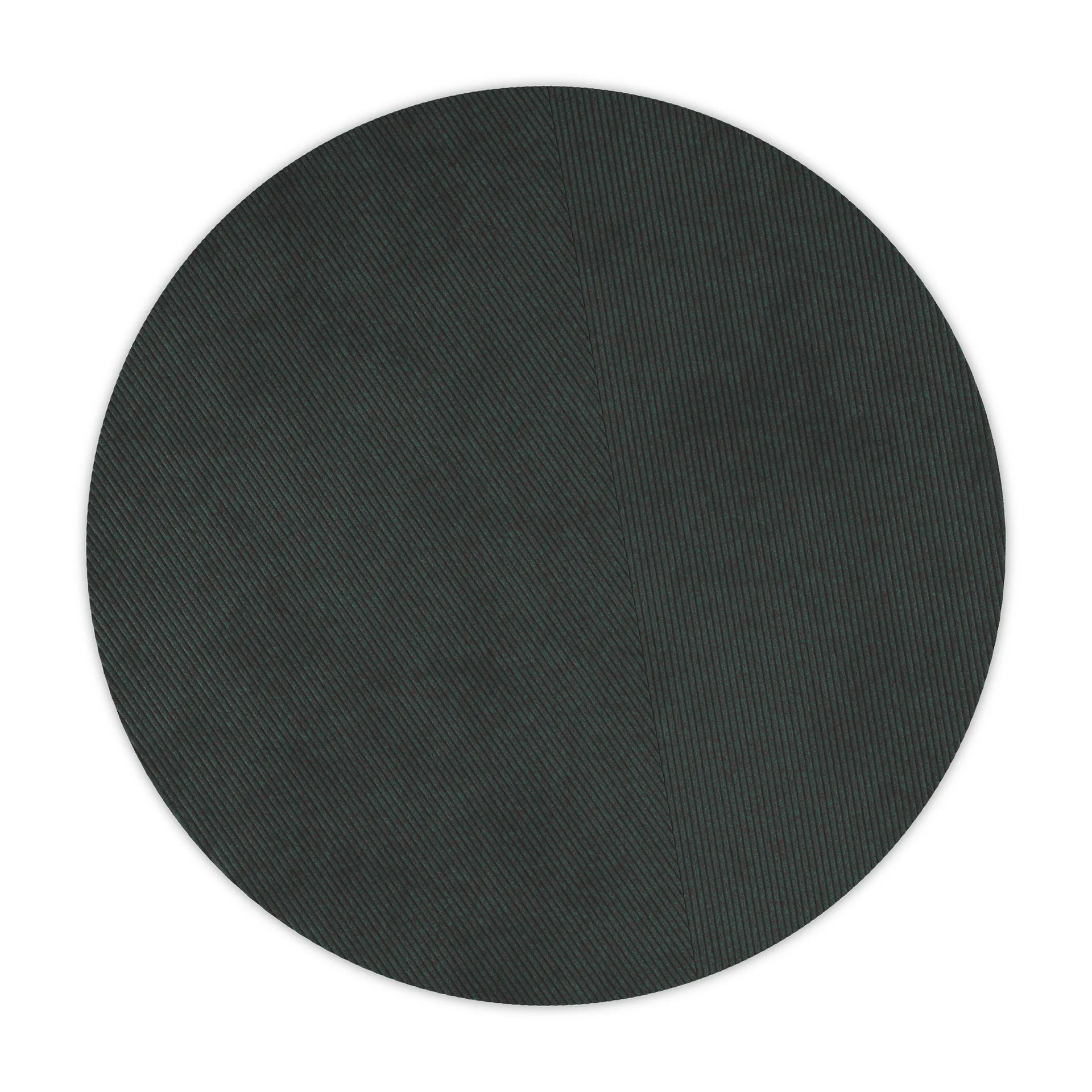 Tapis rond Row Ø270 cm, Vert foncé Northern