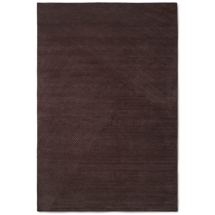 Tapis Row grand 200x300 cm - Marron foncé - Northern