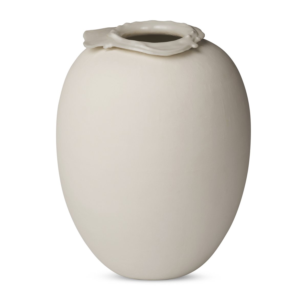 Northern Vase Brim 28 cm Beige | Design Scandinave | Vases | Beige