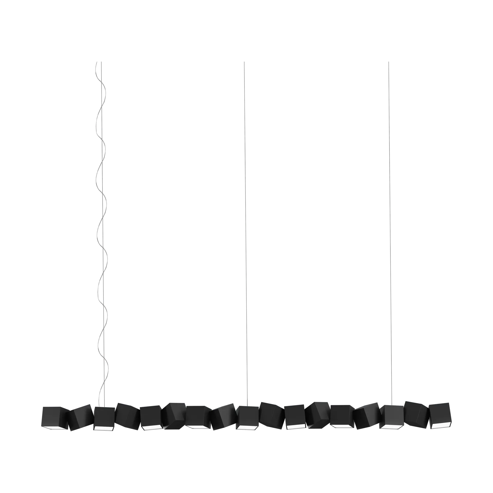 Blockchain system 17 pendule, Noir Oblure