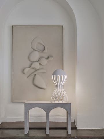 Lampe de table Cirrata 44,4 cm - Blanc - Oblure