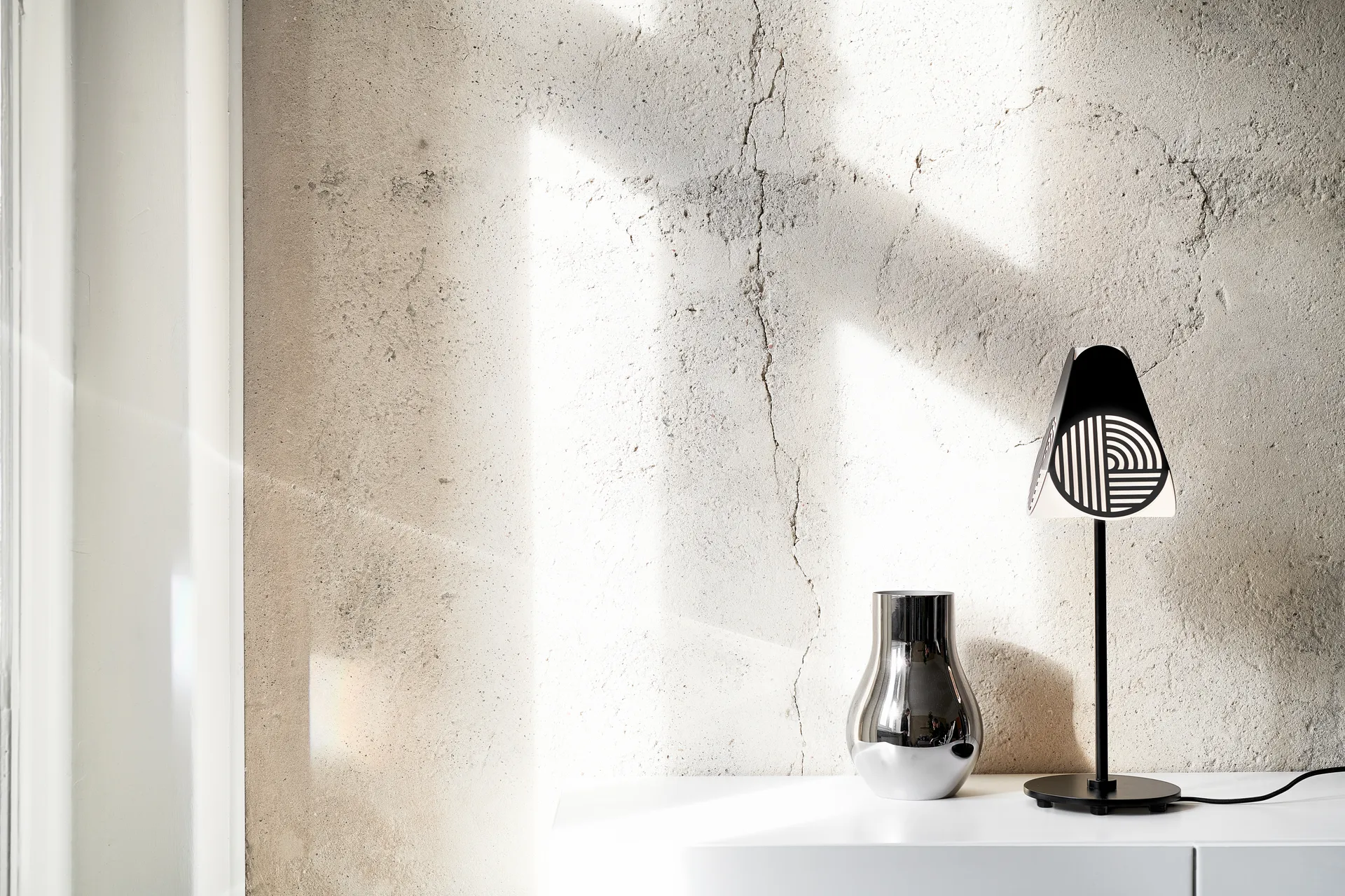 Lampe de table Notic, Noir Oblure