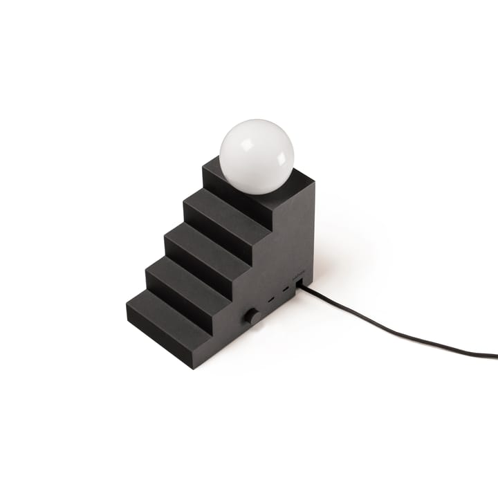 Lampe de table Stair - Velours noir - Oblure