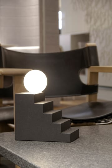 Lampe de table Stair - Velours noir - Oblure