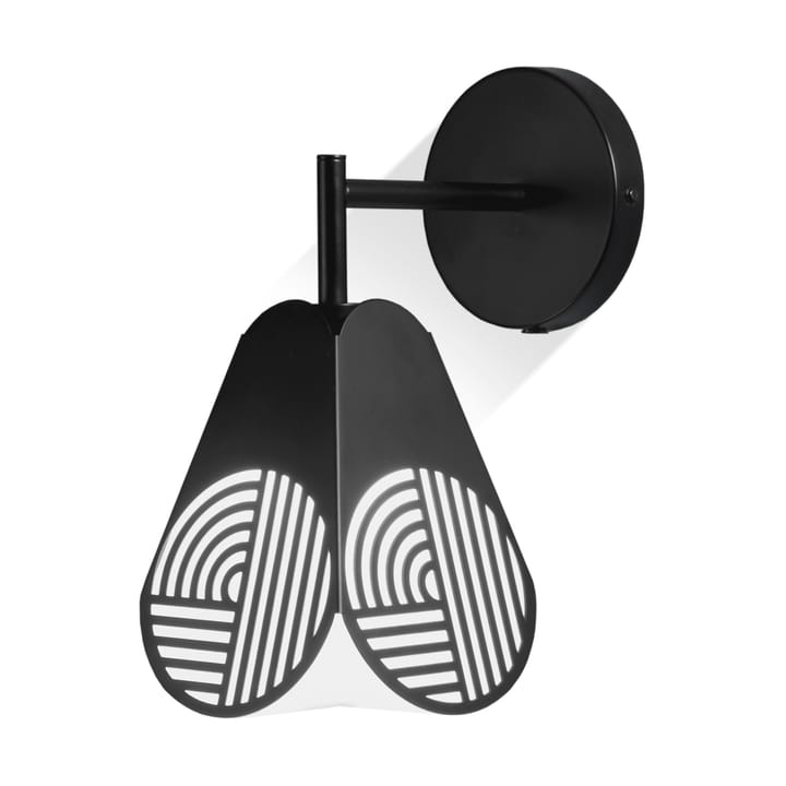 Lampe murale Notic, Noir Oblure