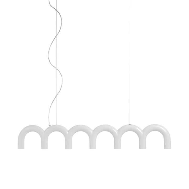 Pendule Arch 125,6 cm - Blanc - Oblure