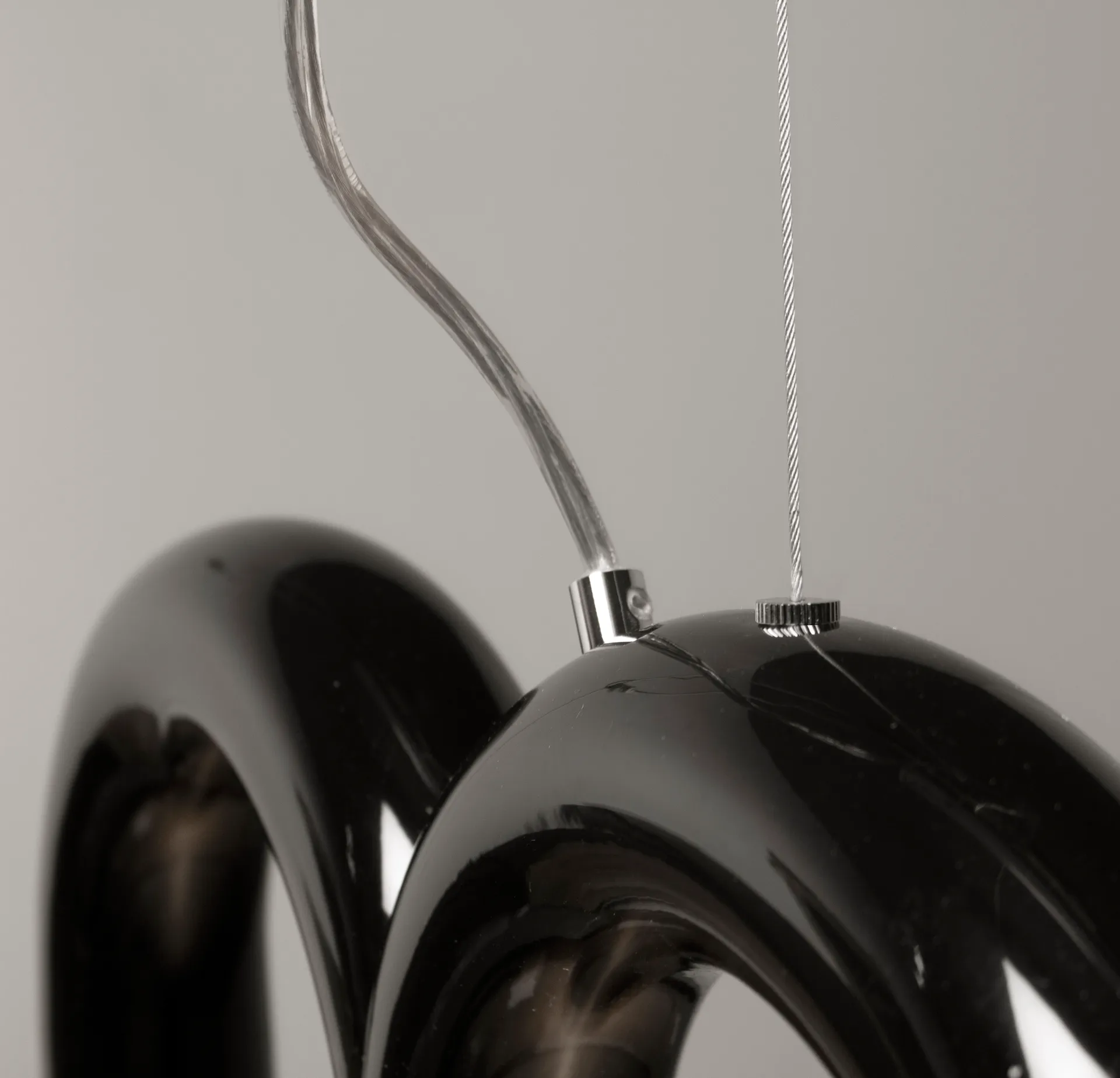 Pendule Arch 125,6 cm, Noir Oblure