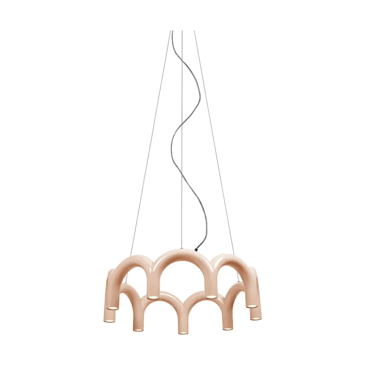 Pendule Arch circle - Nude, Ø76 cm - Oblure