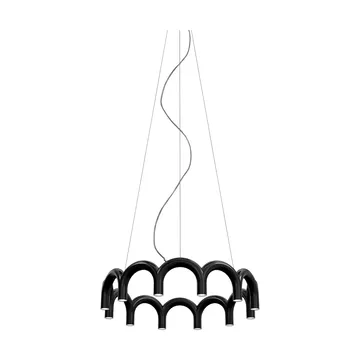 Suspension Arch Circle - Black, Ø98 cm - Oblure
