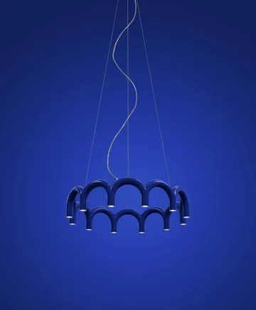 Suspension Arch Circle - Blue, Ø98 cm - Oblure
