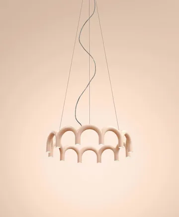 Suspension Arch Circle - Nude, Ø98 cm - Oblure