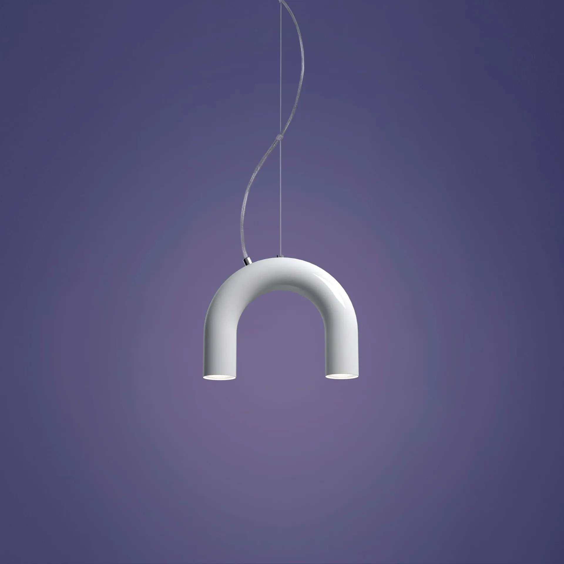 Suspension Arch Single, White, 25,5 cm Oblure