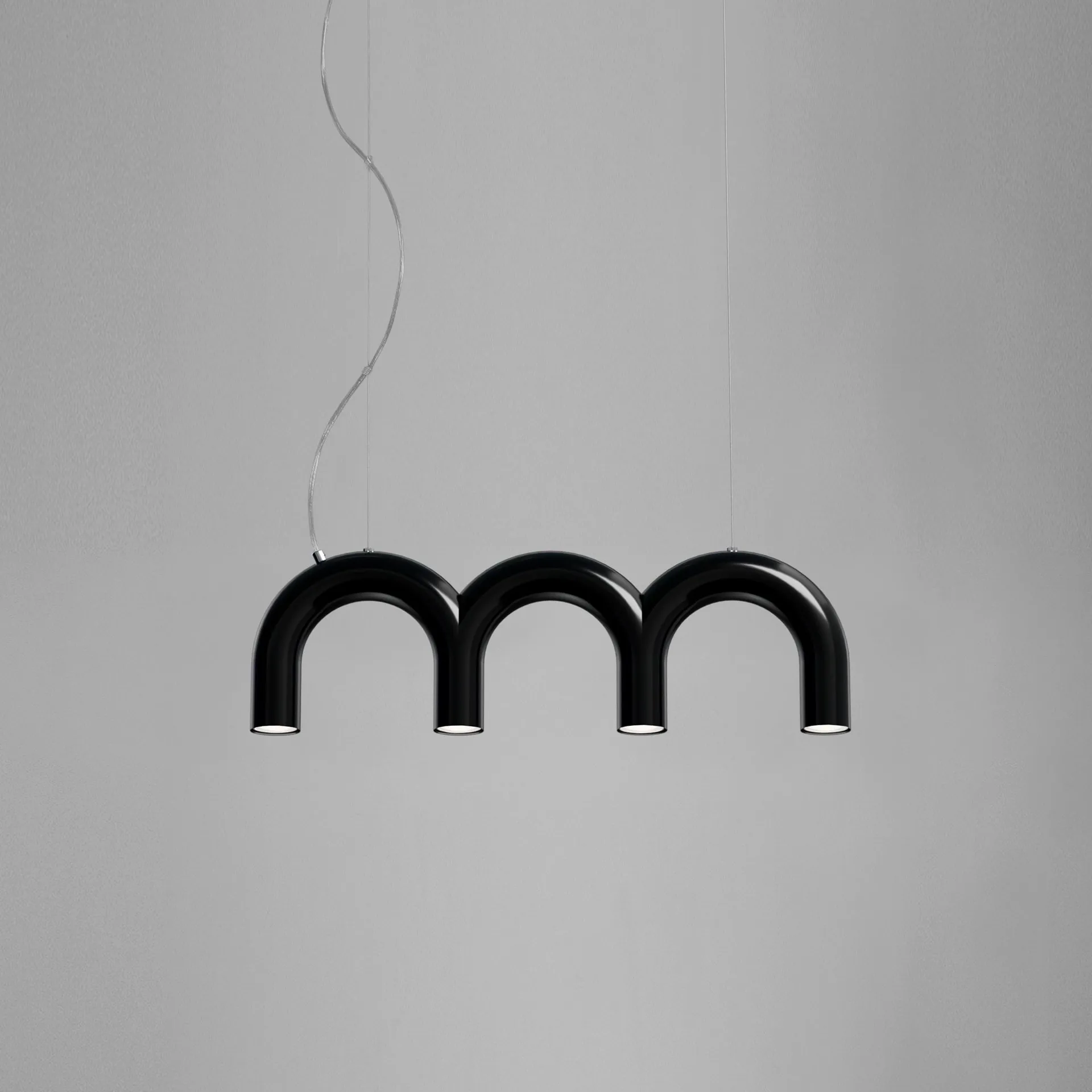 Suspension Arch Triplette, Black, 65,6 cm Oblure