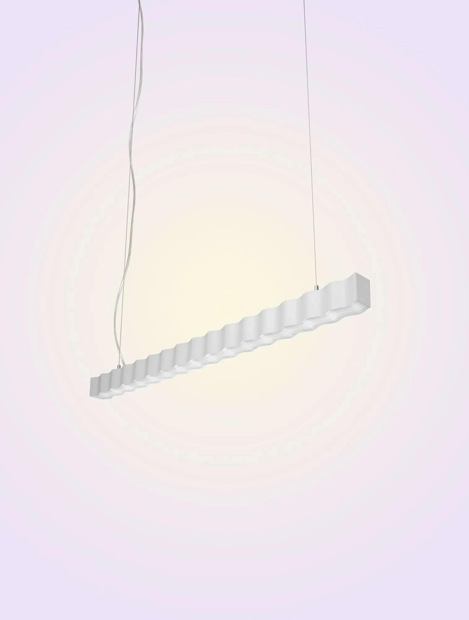 Suspension Superwave, White Oblure