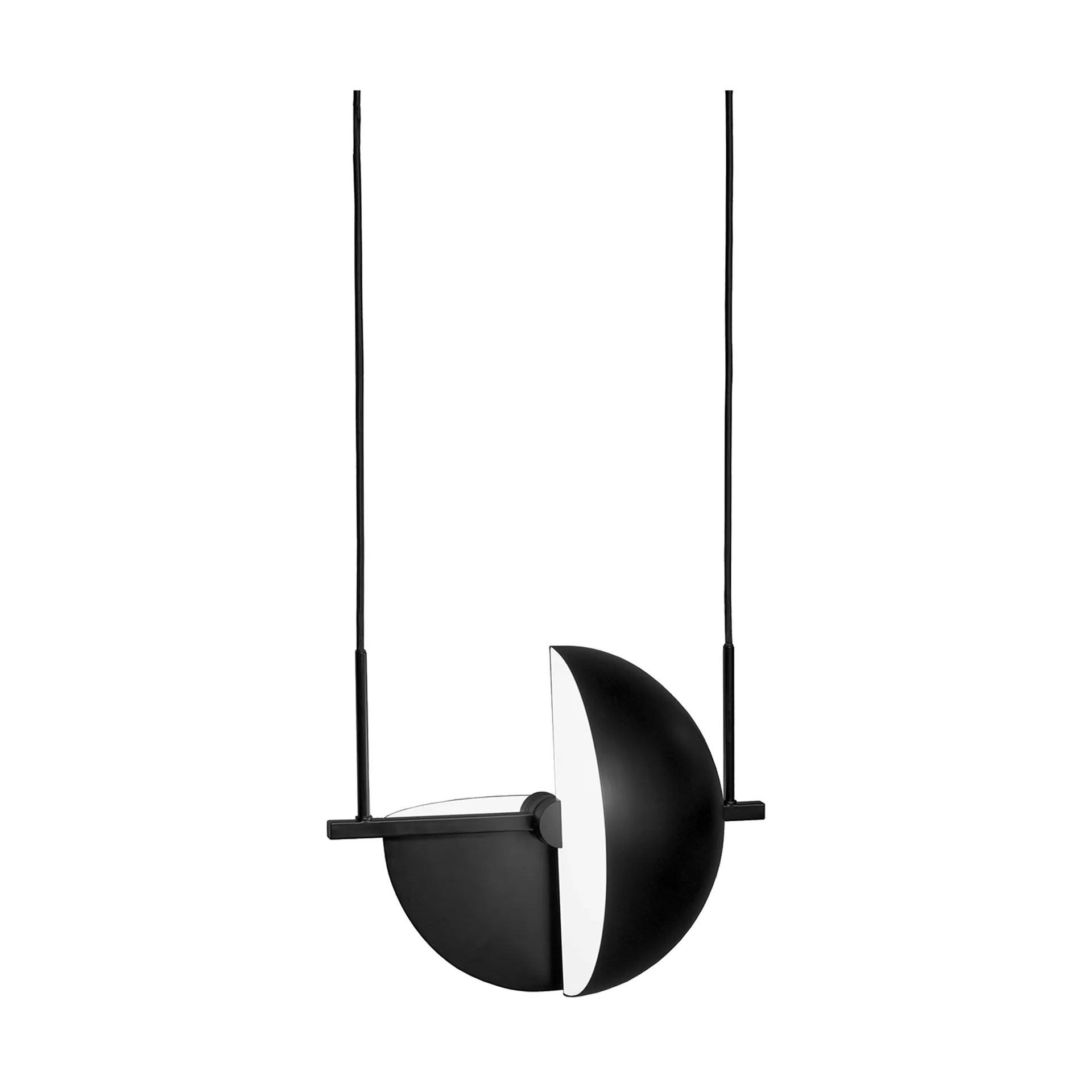 Suspension Trapeze Ø28,1 cm, Noir Oblure