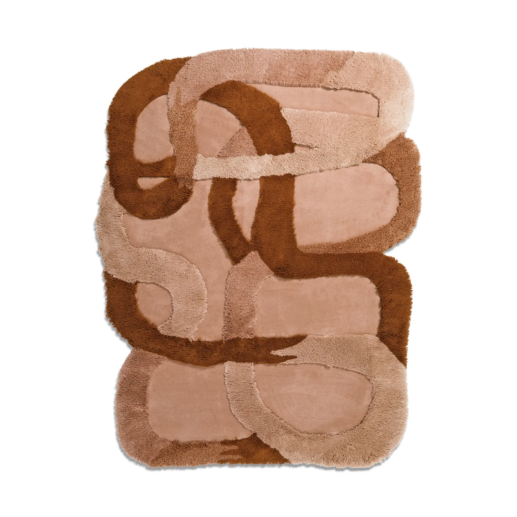 Tapis en laine The Tangles, Blushing, 170x216 cm Ogeborg