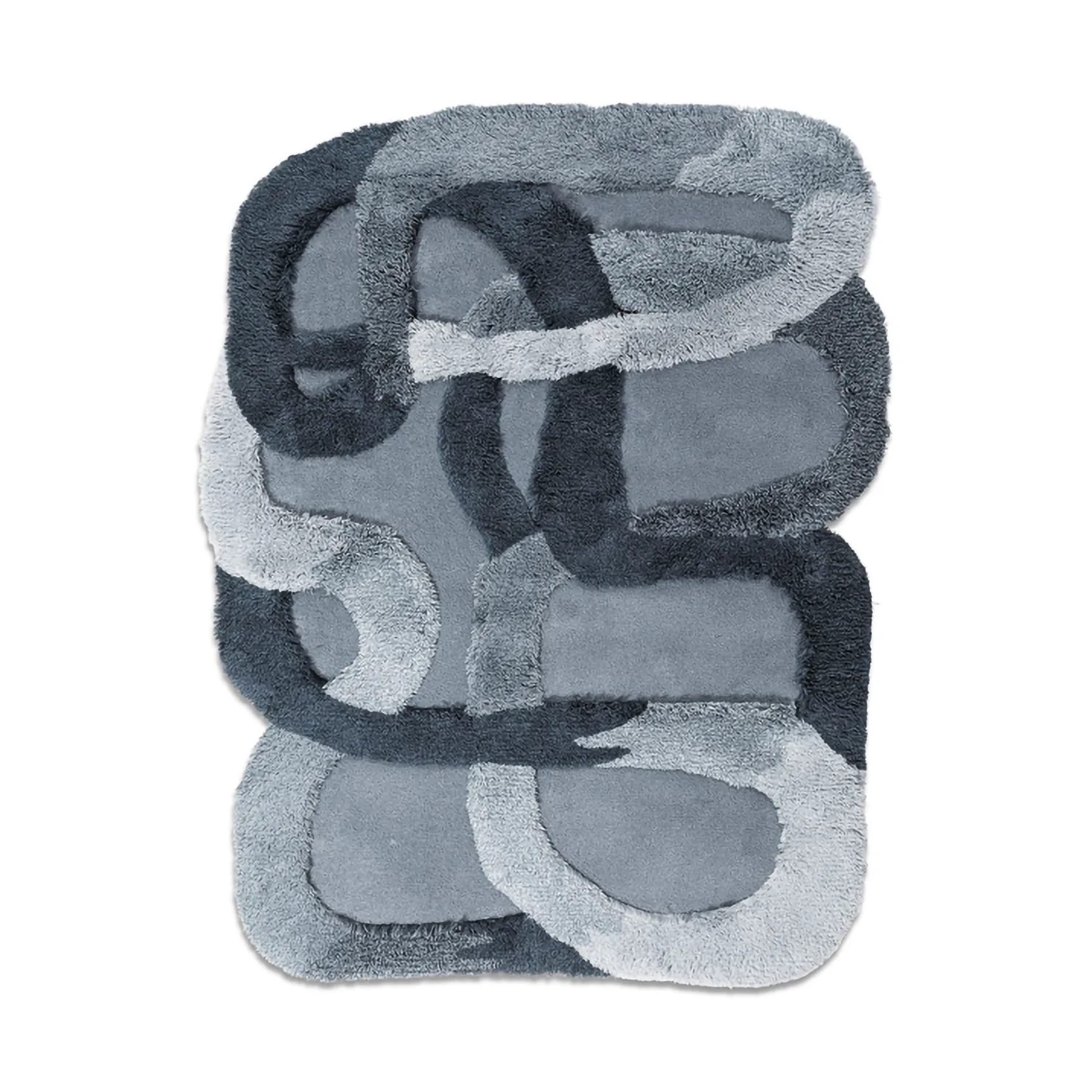 Tapis en laine The Tangles, Cloudy blue, 236x300 cm Ogeborg