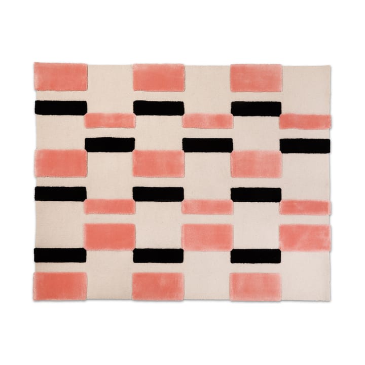 Tapis ODC Segment Rug Collection Irregular - Coral crush-cream-black, 200x252 cm - Ogeborg