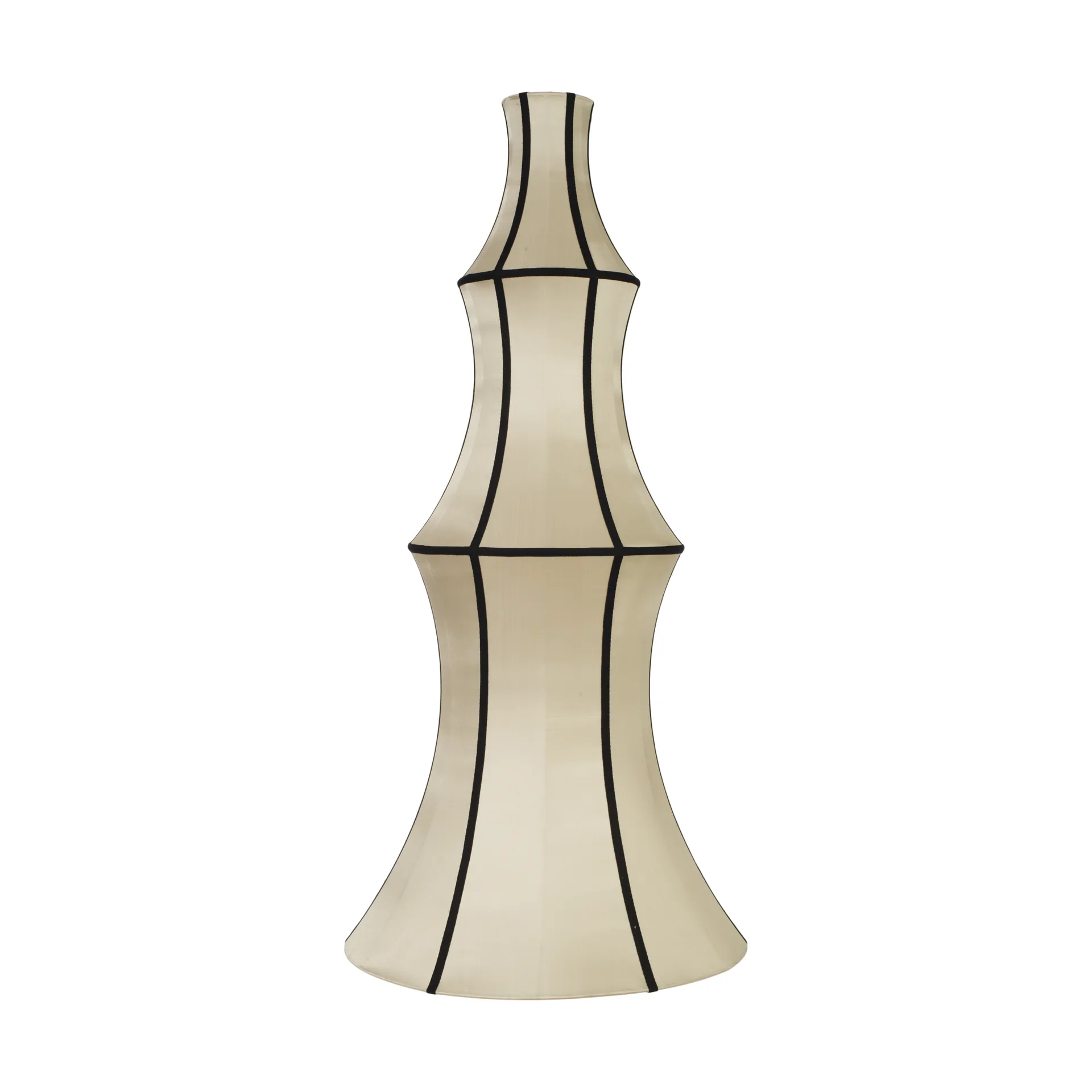 Abat-jour Indochina Classic Long , Kit-black Oi Soi Oi