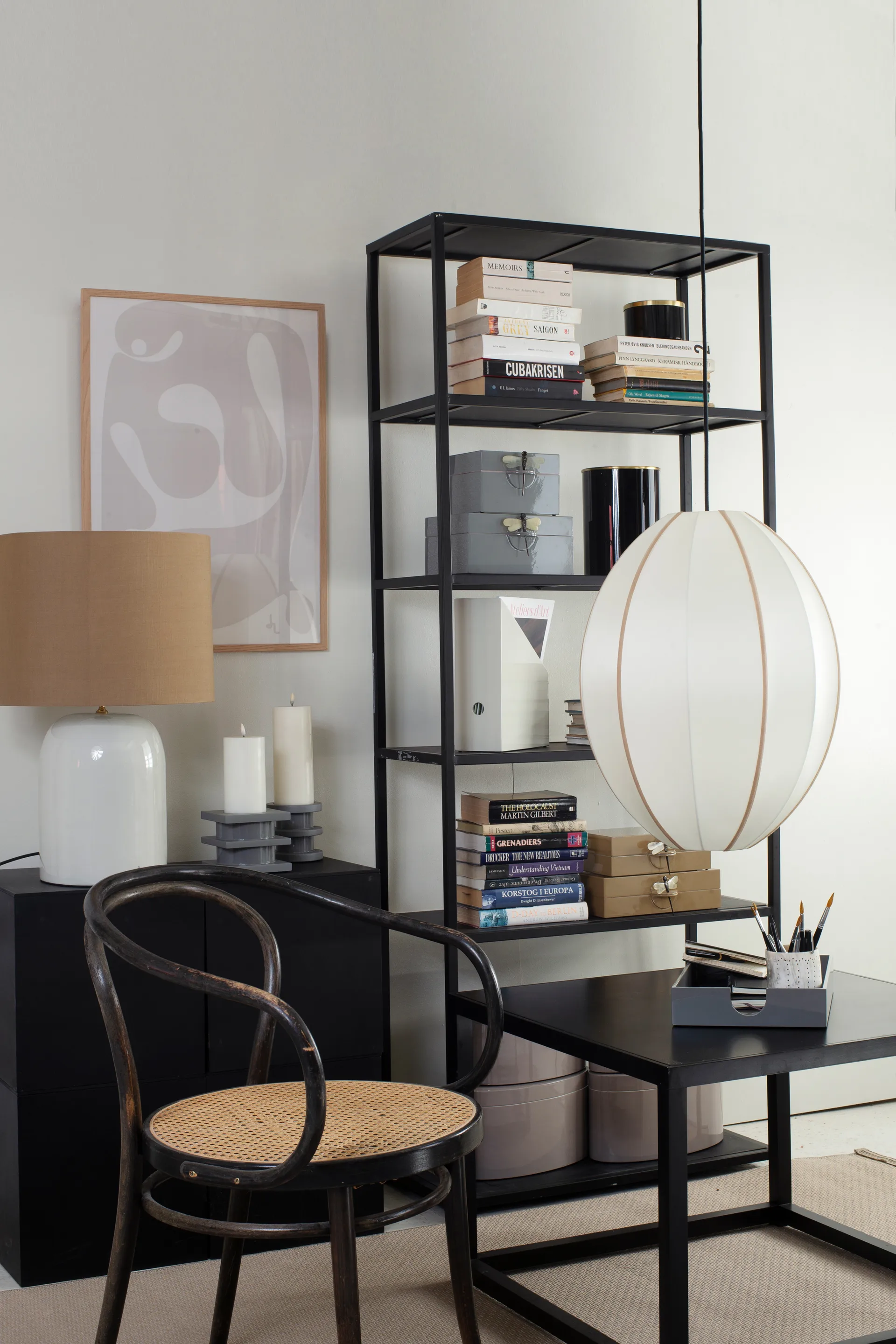 Abat-jour Indochina Classic Oval L , Offwhite-amber Oi Soi Oi