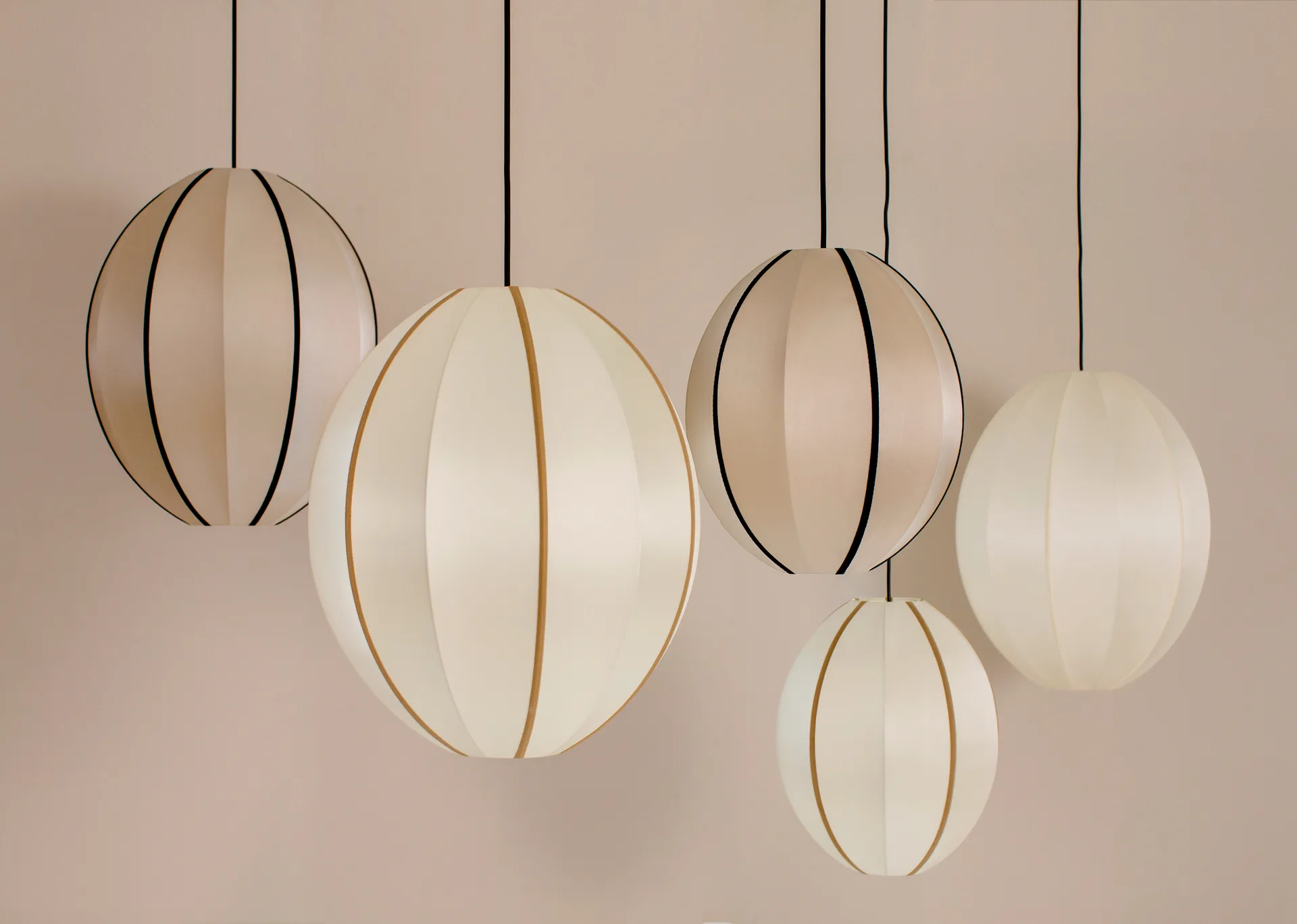 Abat-jour Indochina Classic Oval S , Offwhite-amber Oi Soi Oi