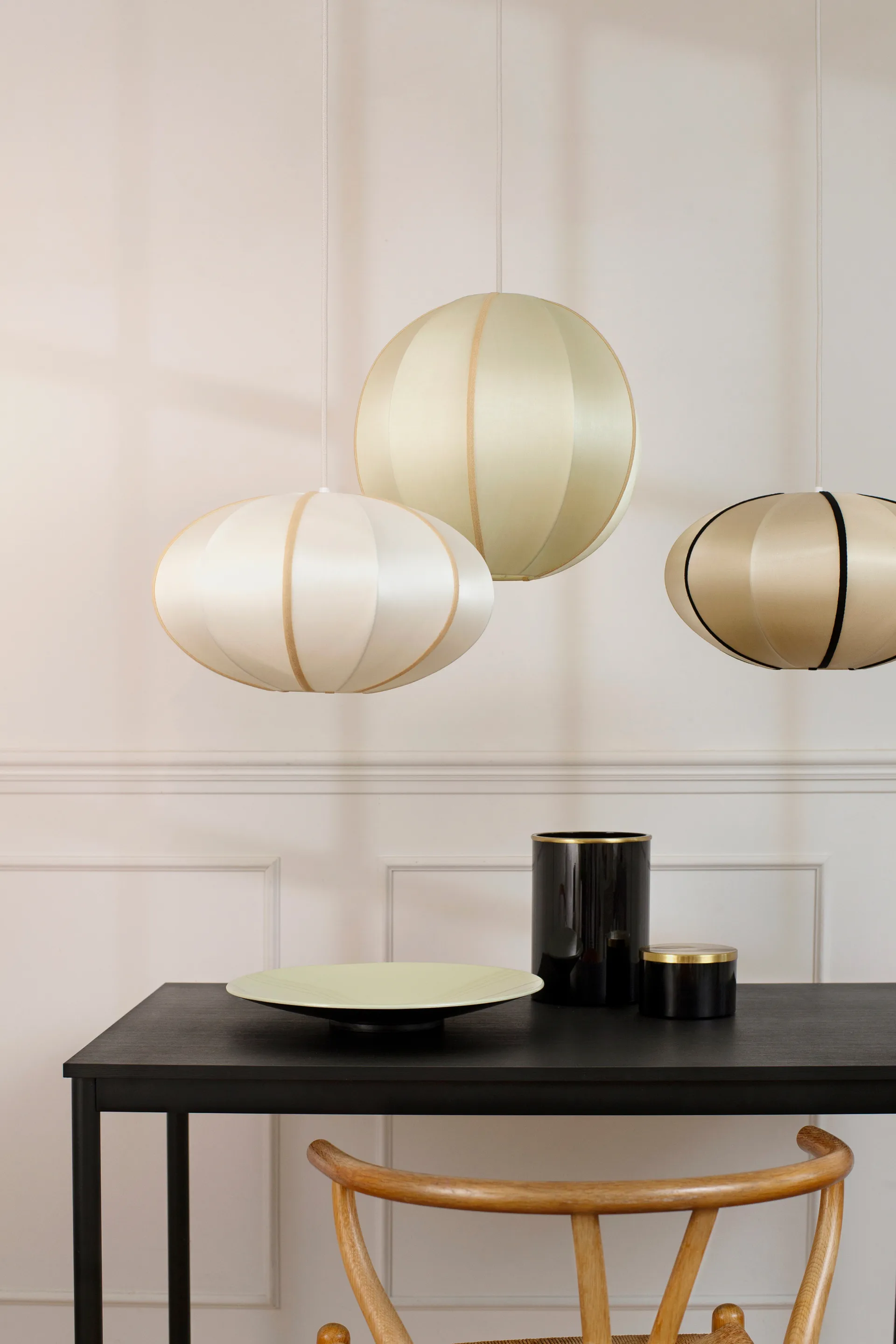 Abat-jour Indokina Pumpkin S , Kit-black Oi Soi Oi