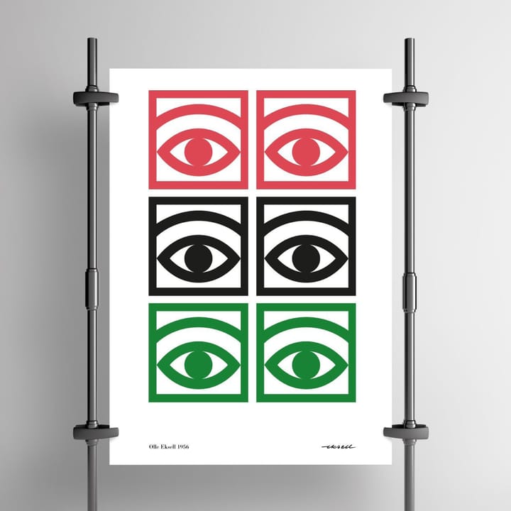 Poster coloré Ögon , 50x70 cm Olle Eksell