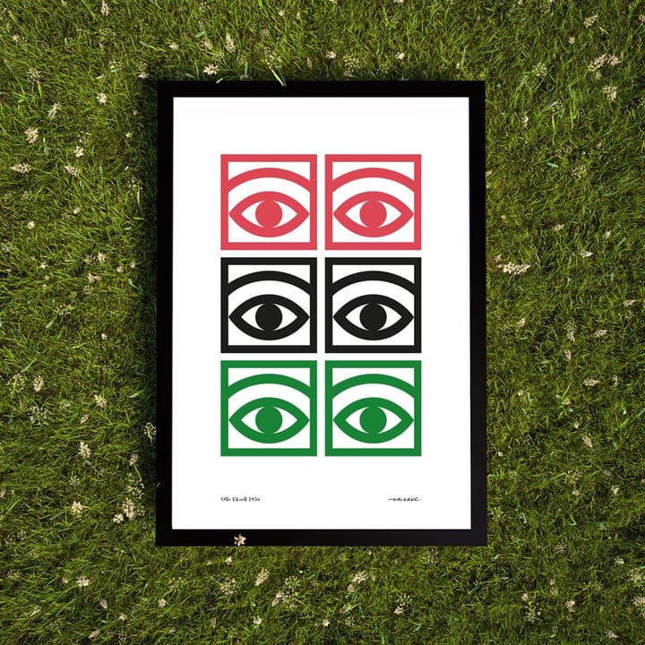 Poster coloré Ögon , 50x70 cm Olle Eksell