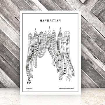 Poster Manhattan - 50x70 cm - Olle Eksell