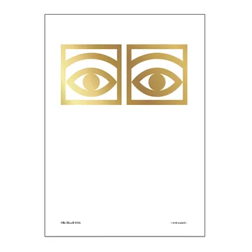 Poster Ögon or - 50x70 cm - Olle Eksell