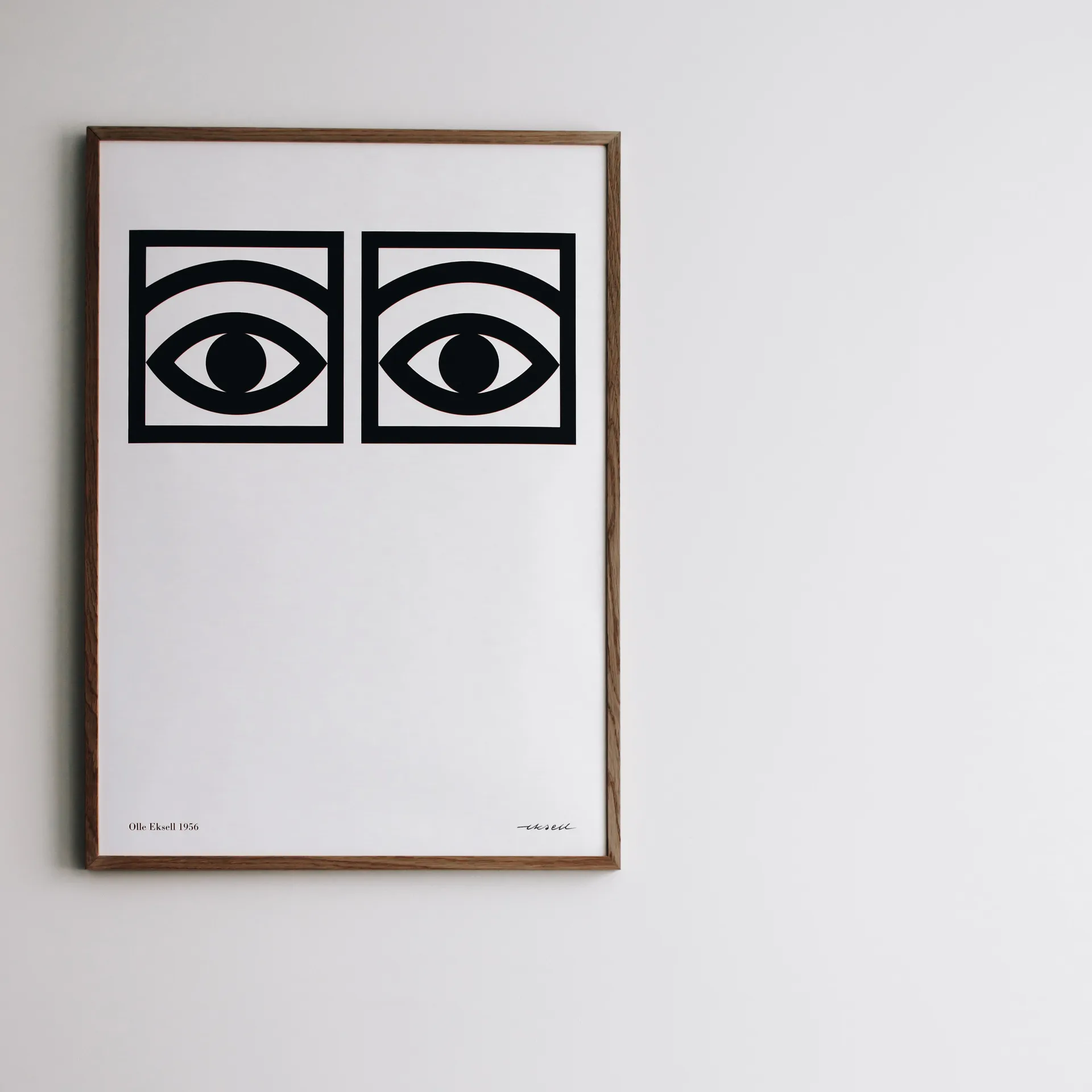 Poster un oeil Ögon , 50x70 cm Olle Eksell