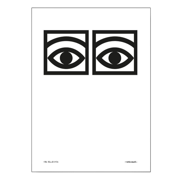 Poster un oeil Ögon , 50x70 cm Olle Eksell