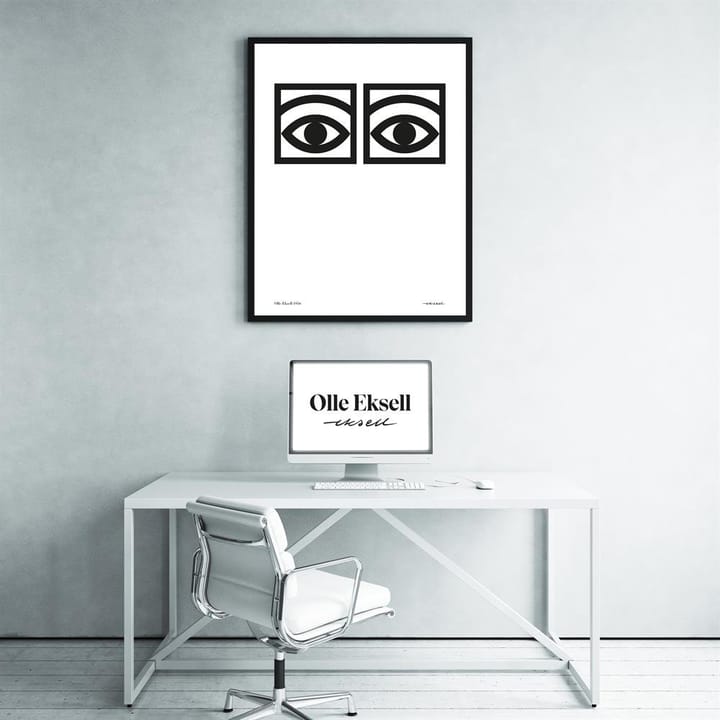 Poster un oeil Ögon , 50x70 cm Olle Eksell